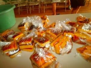 Corn bread made by Vincenta to sell door to door Grid7