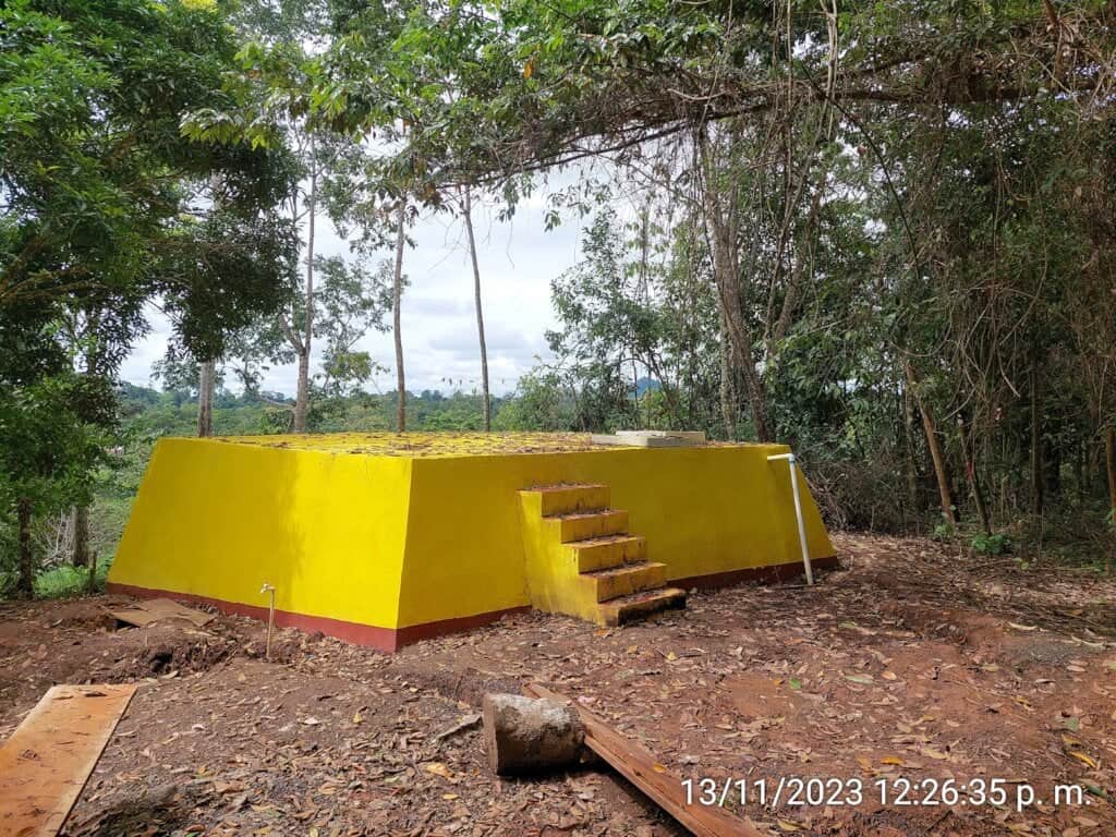 SHI Commitment to the Purification of Water in Las Maravillas 4 Water Storage Tank Large