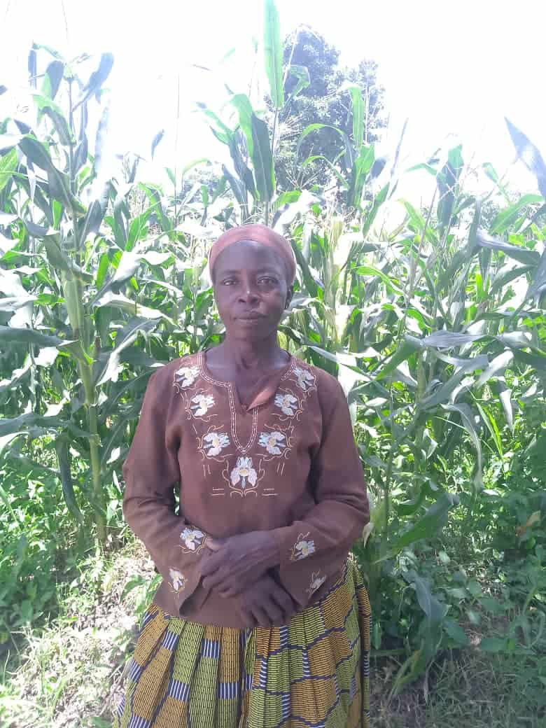 Asana, a farmer in the Ullo Traditional Area