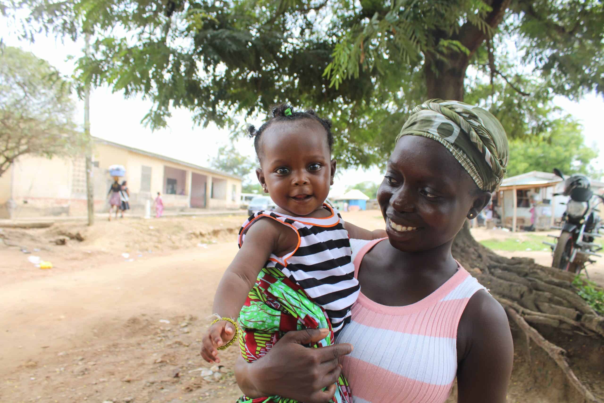 Comfort and her daughter Sabi.